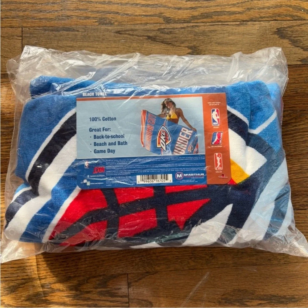 NBA Oklahoma City Thunder Towel 100% Cotton